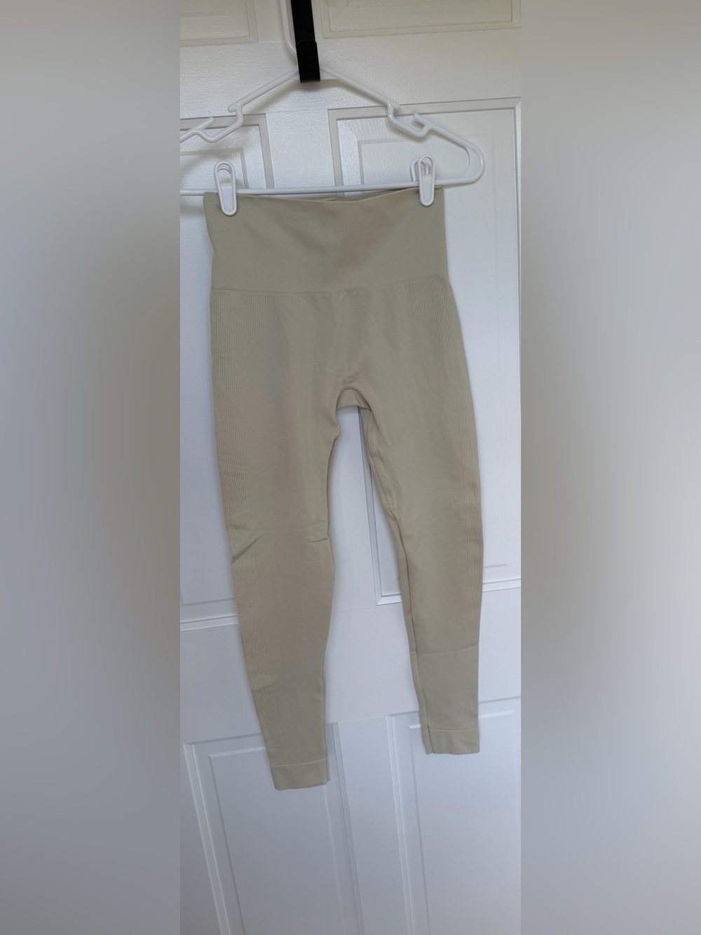 SET Active Sculptflex Seamless Leggings Beige Taupe‎ Size Small